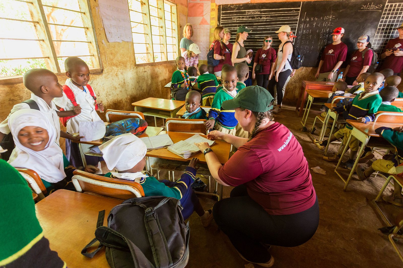 Classroom supported by Habari Foundation